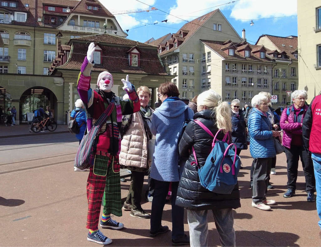Mr. Piper Streetart Walking Act Bern 2023