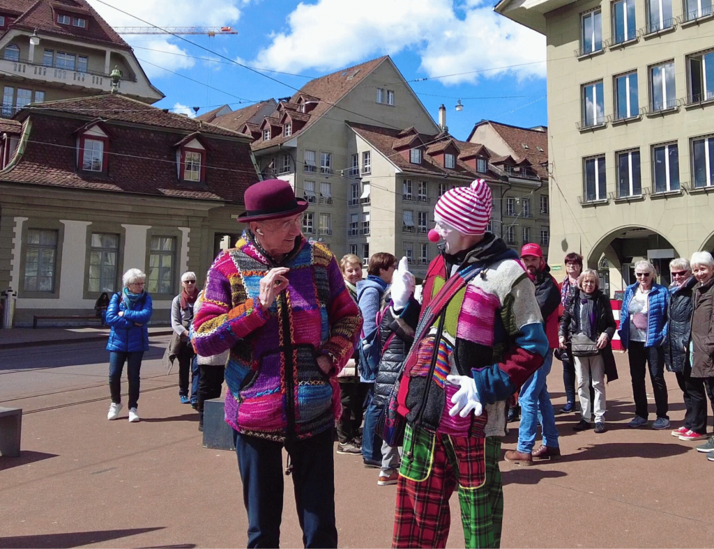 Mr. Piper Streetart Walking Act Bern 2023